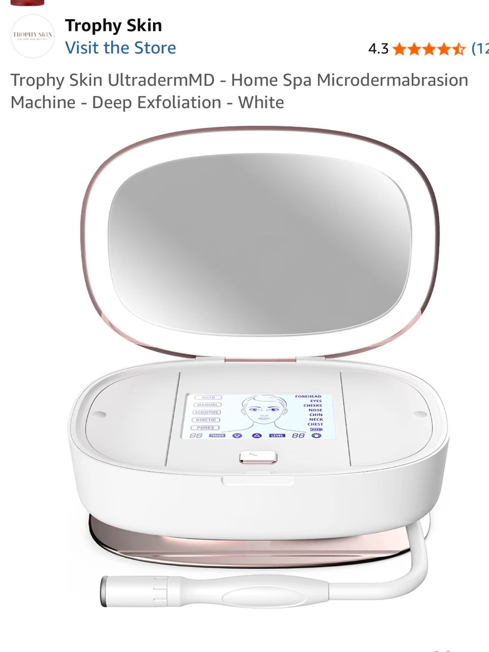 Trophy Skin UltradermMD - Home Spa Microdermabrasion Machine NEW